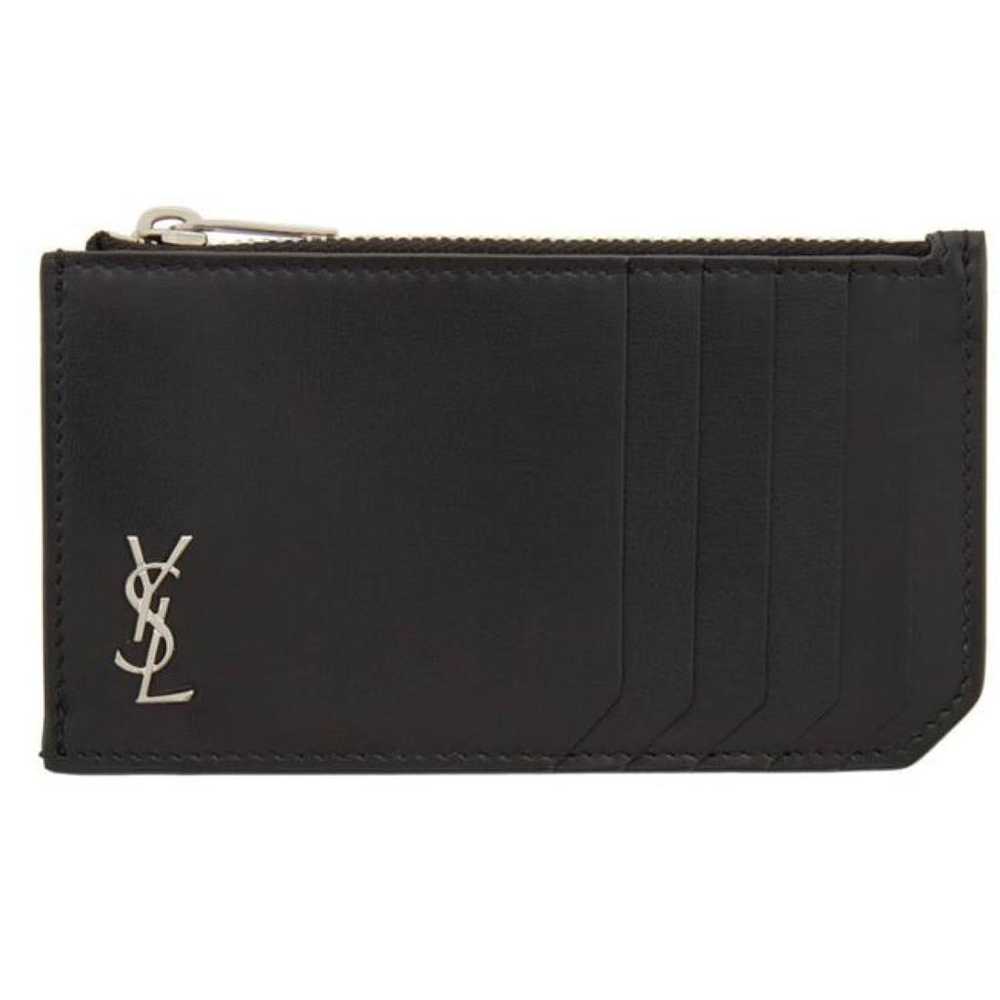 Yves Saint Laurent Leather card wallet - image 3