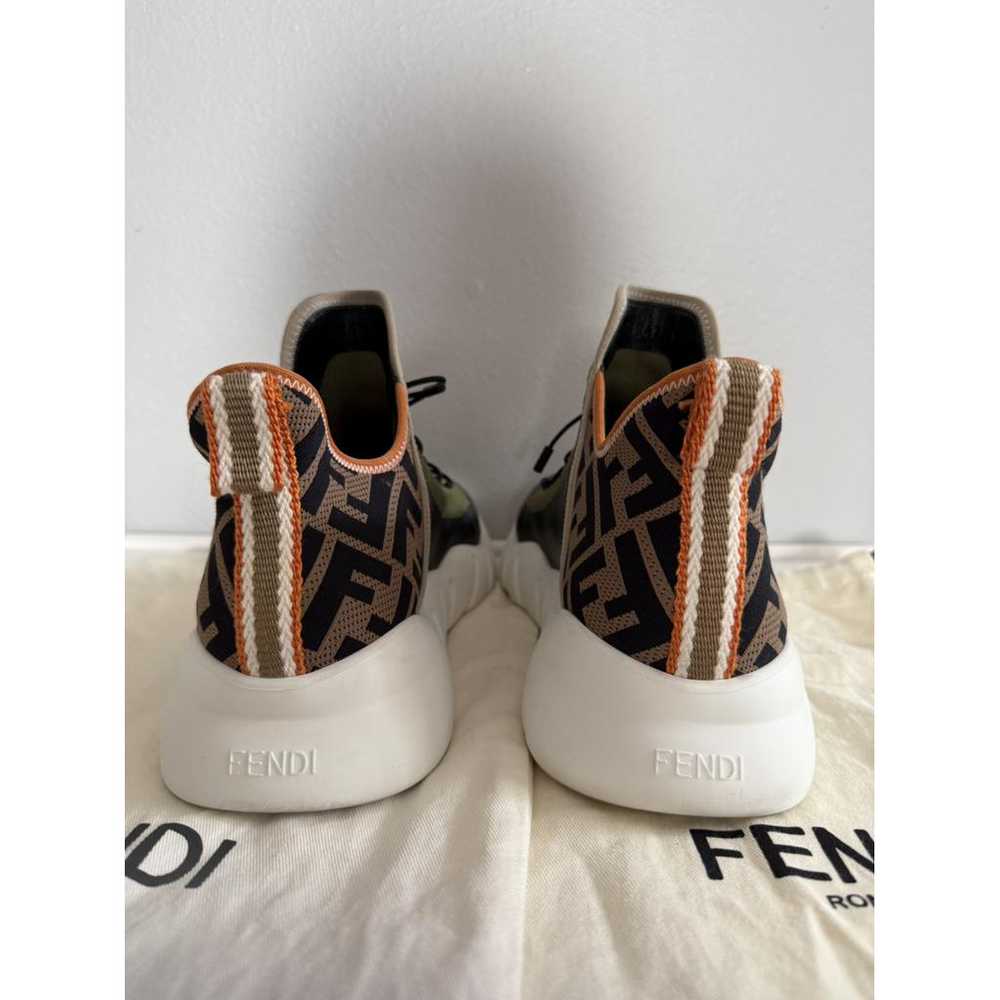 Fendi Cloth high trainers - image 4