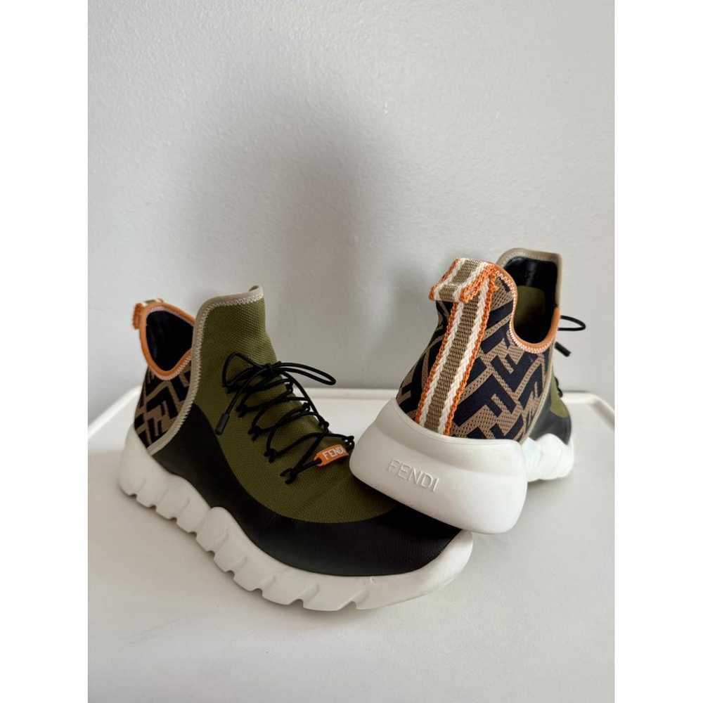 Fendi Cloth high trainers - image 5