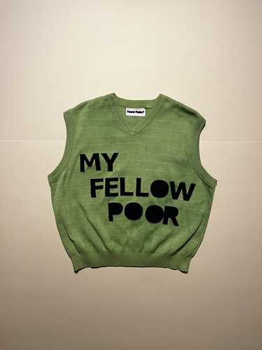 Custom × Vintage Found Pablo 'MY FELLOW POOR' Vest