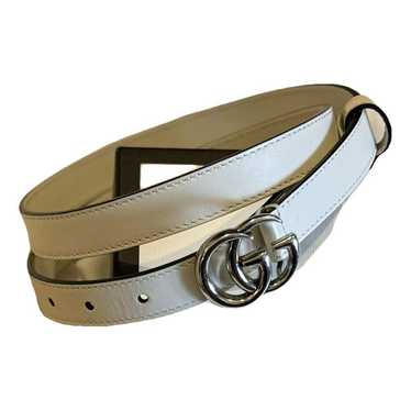 Gucci Gg Buckle leather belt