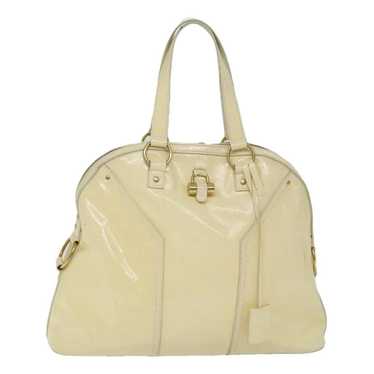 Yves Saint Laurent Muse patent leather handbag