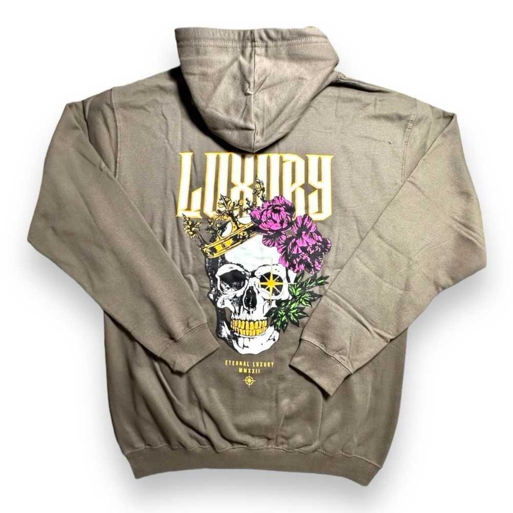 Streetwear Luxury Eternal Olive Skull Bling Gothi… - image 1