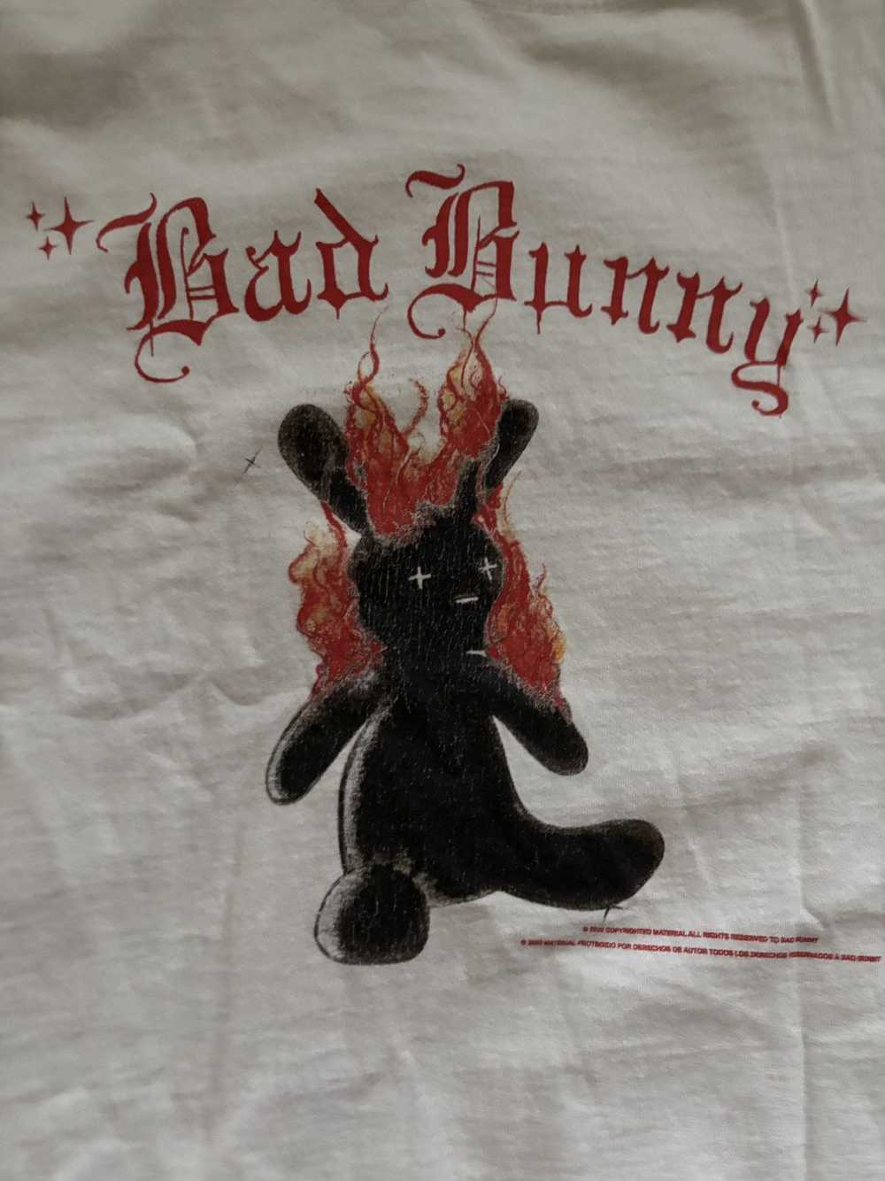 Streetwear Bad Bunny “Flaming” T-Shirt - image 12