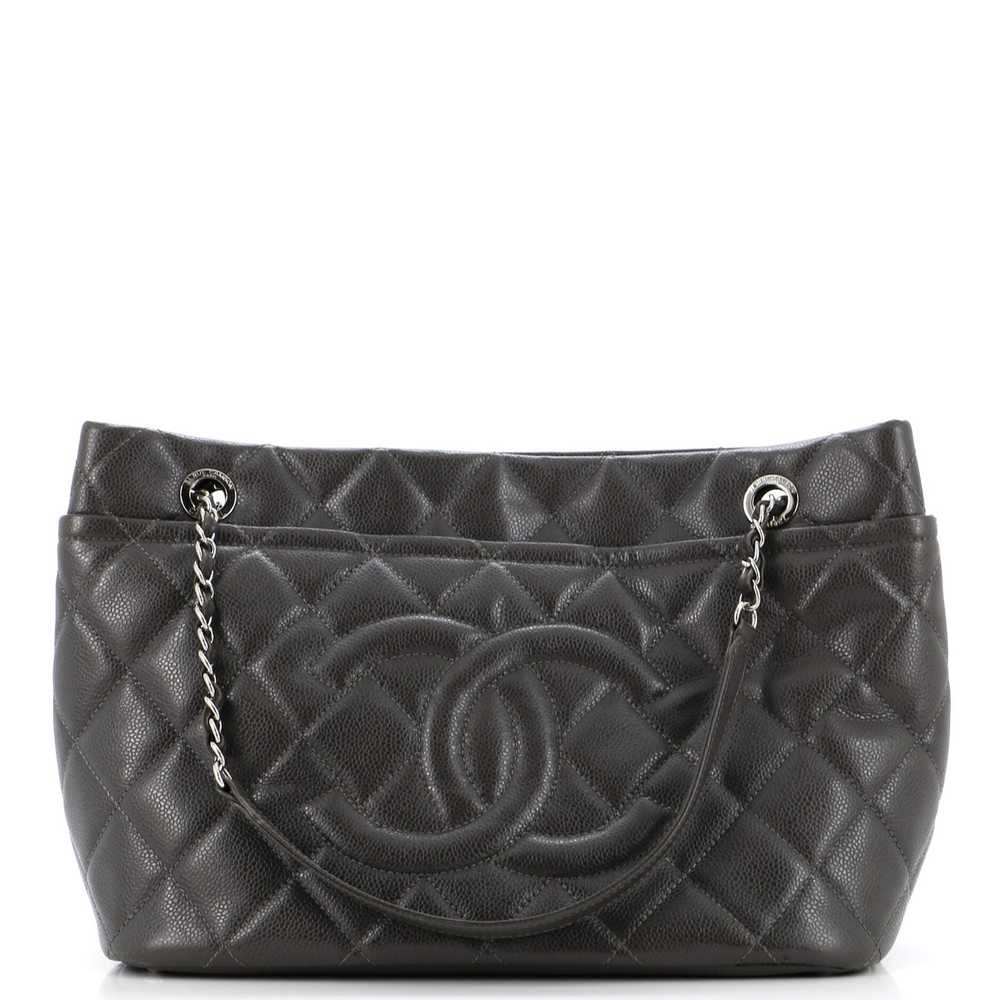 CHANEL Timeless CC Soft Tote Quilted Caviar Medium - image 1