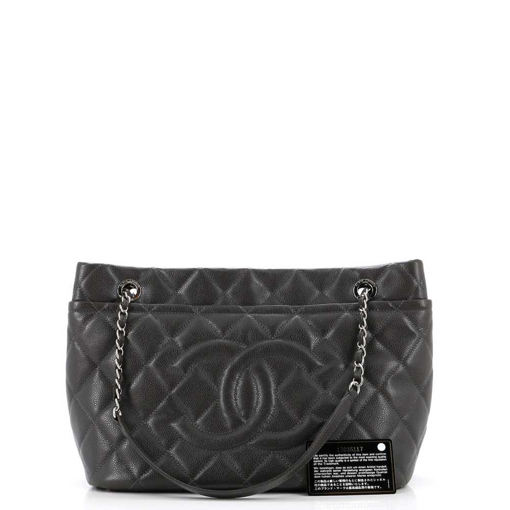 CHANEL Timeless CC Soft Tote Quilted Caviar Medium - image 2