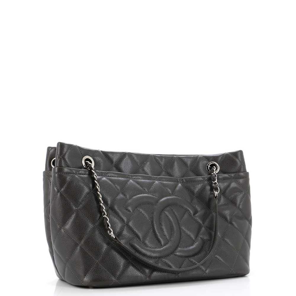 CHANEL Timeless CC Soft Tote Quilted Caviar Medium - image 3