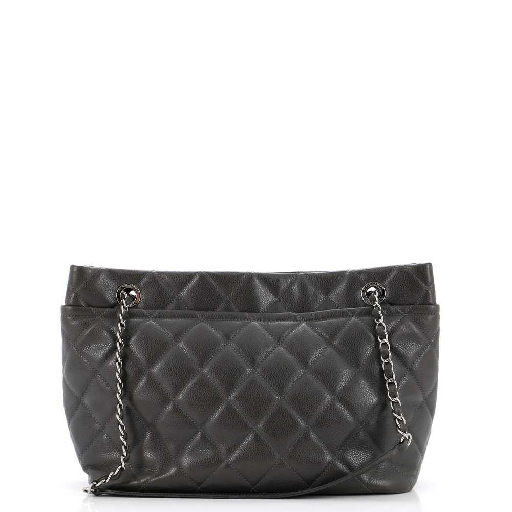 CHANEL Timeless CC Soft Tote Quilted Caviar Medium - image 4