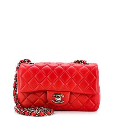 CHANEL Classic Single Flap Bag Quilted Lambskin Mi