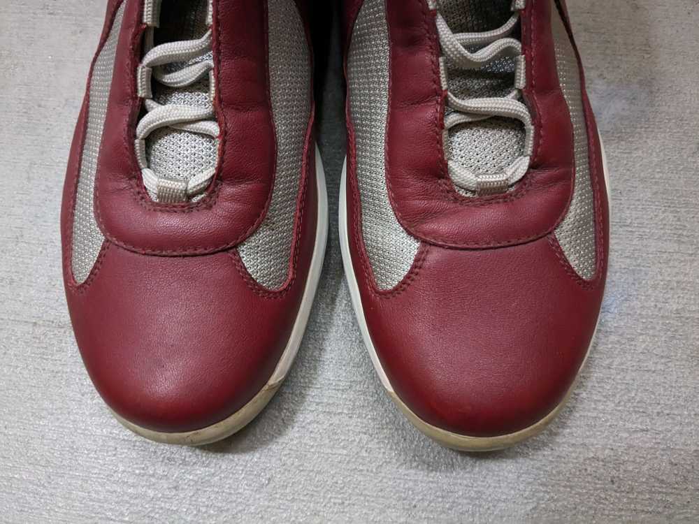 Prada × Rare Prada America's Cup Burgundy High To… - image 2