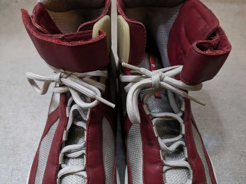 Prada × Rare Prada America's Cup Burgundy High To… - image 4