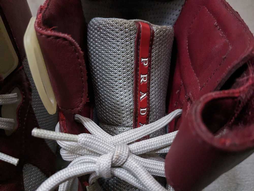 Prada × Rare Prada America's Cup Burgundy High To… - image 5