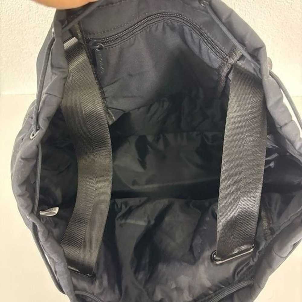 Beyond Yoga Black Convertible Gym Drawstring Back… - image 8