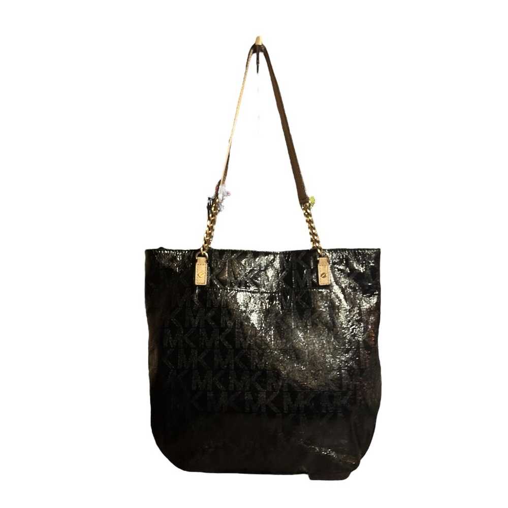 Michael Kors Jet Set Chain Tote Bag MK Sig Patent… - image 2