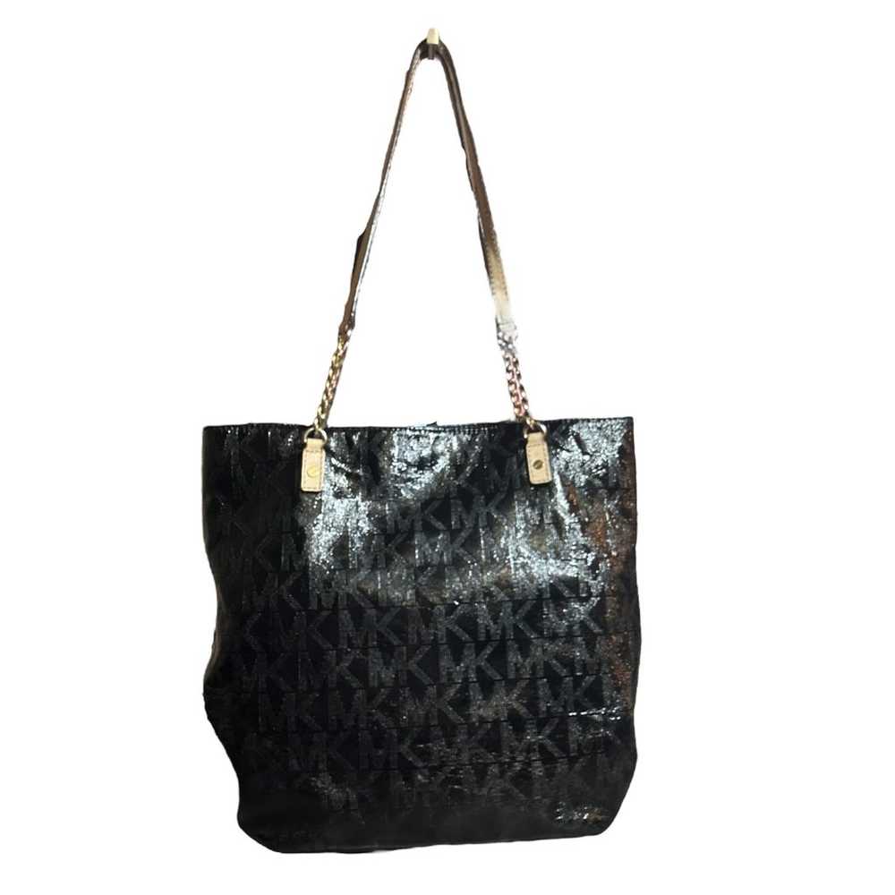 Michael Kors Jet Set Chain Tote Bag MK Sig Patent… - image 3