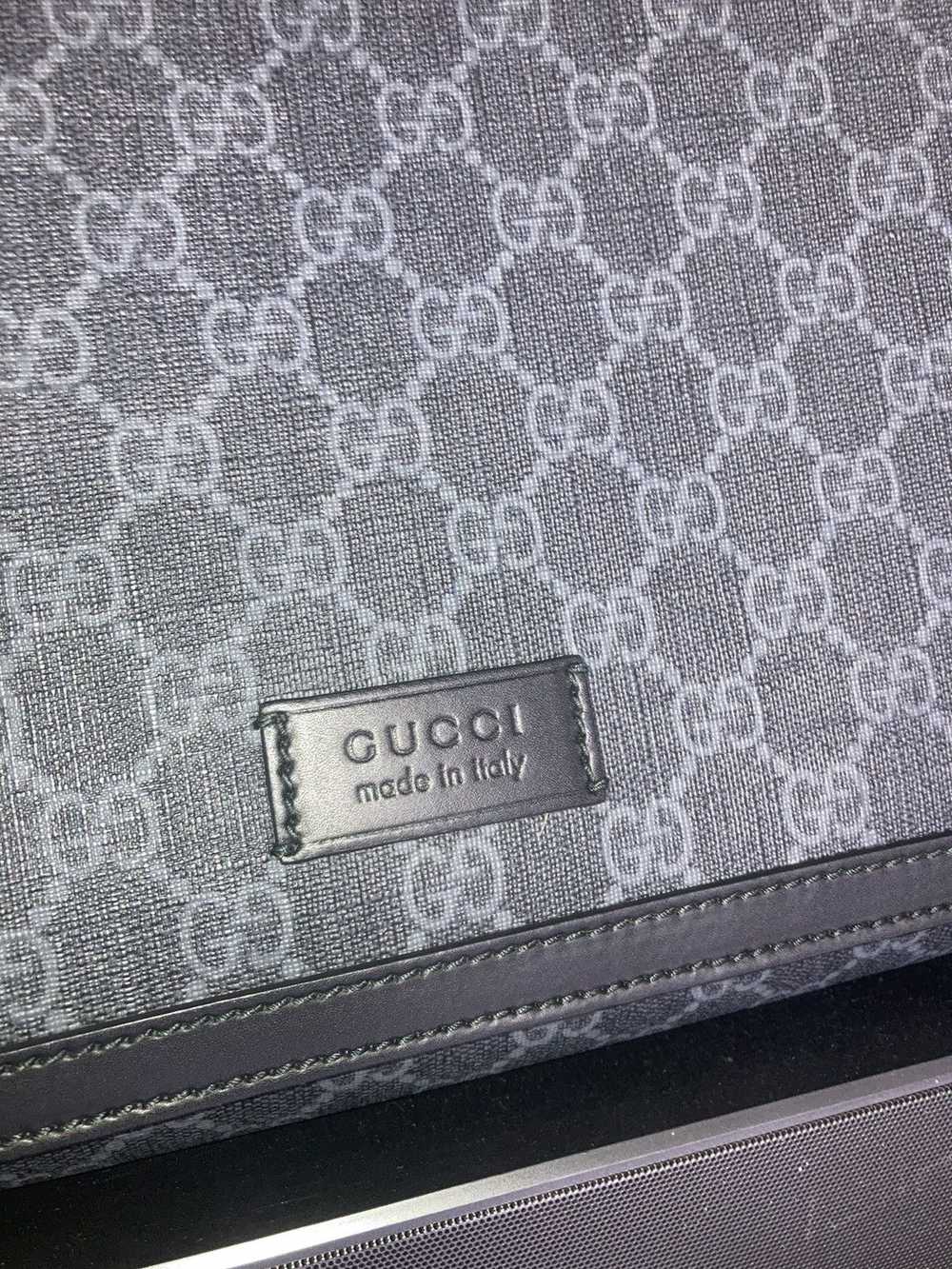 Gucci Black Gucci GG supreme messenger bag - image 3