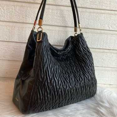 Coach xl w madison deals pleated