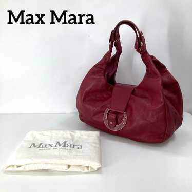 Max Mara Handbag One Shoulder Wine Red - image 1