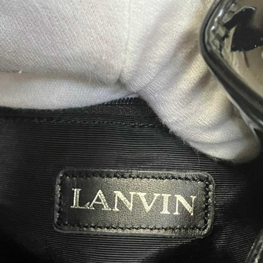 LANVIN Black One-Shoulder Bag, Unused Excellent C… - image 11