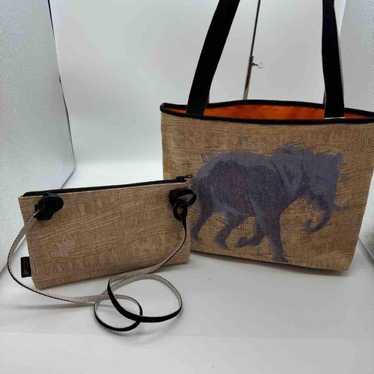 Hunting World Tote Bag with Pouch