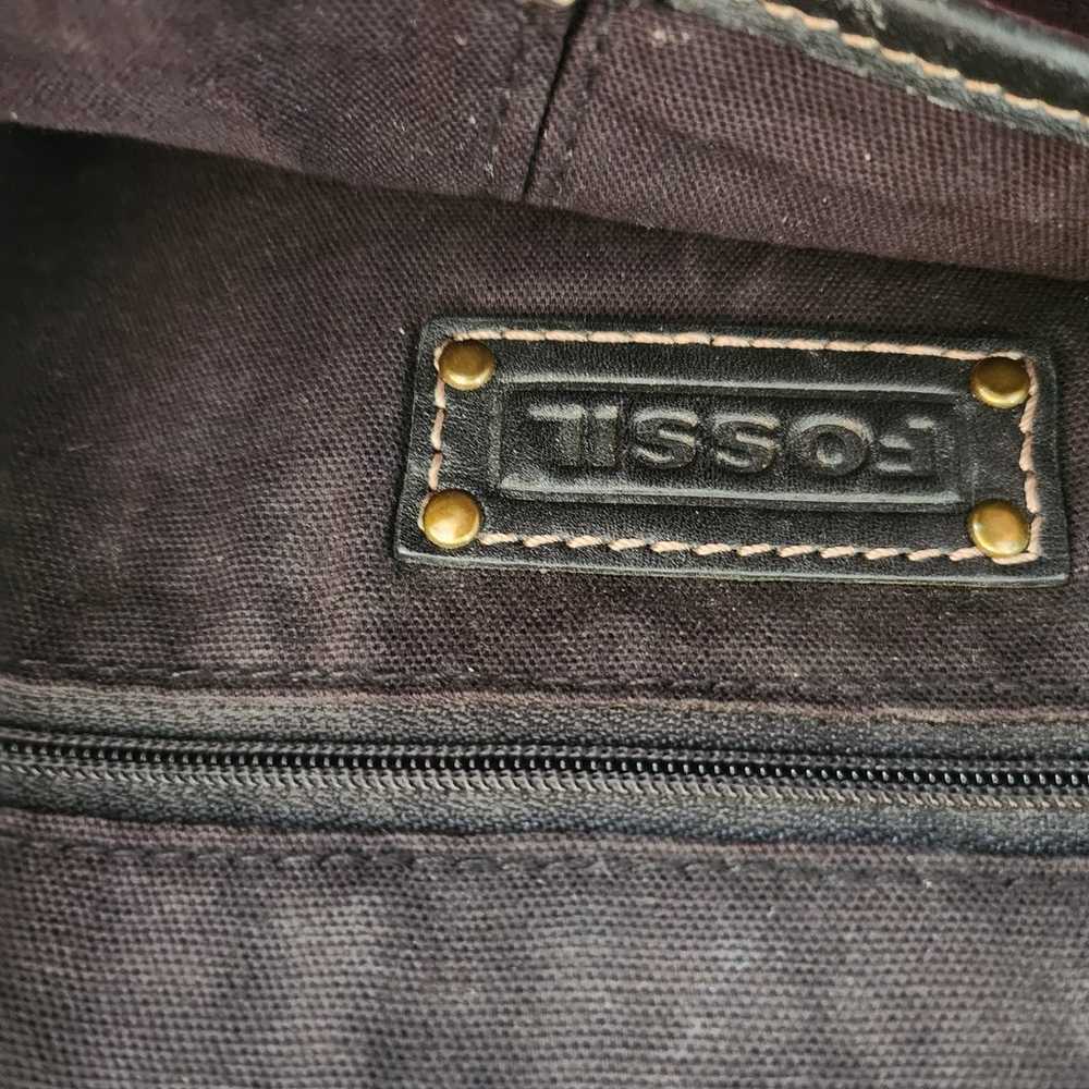 Fossil leather shoulder bag - image 8