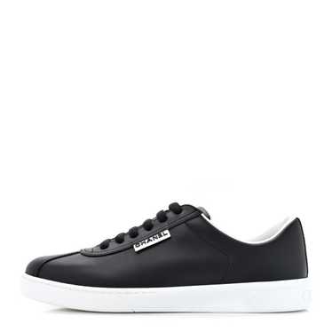 CHANEL Calfskin CC Womens Sneakers 39 Black