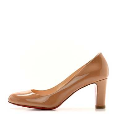 CHRISTIAN LOUBOUTIN Patent Cadrilla 70 Pumps 38 N… - image 1