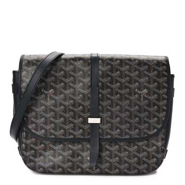 GOYARD Goyardine Belvedere II MM Messenger Bag Bl… - image 1