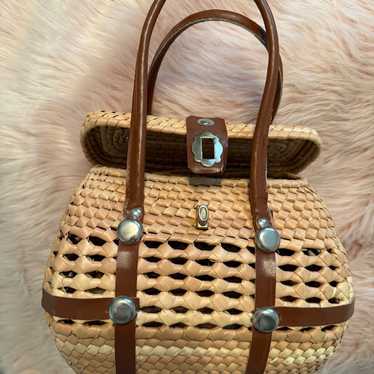 Wicker Handbag - image 1