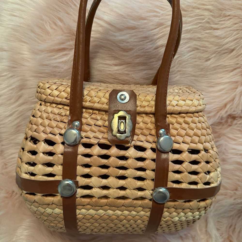 Wicker Handbag - image 2