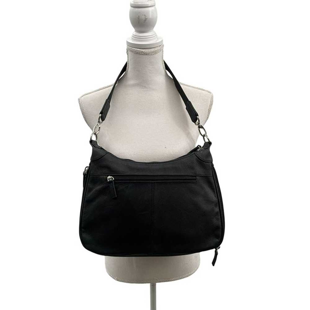 Conceal Carry Shoulder Bag Purse Used Black RFID - image 4