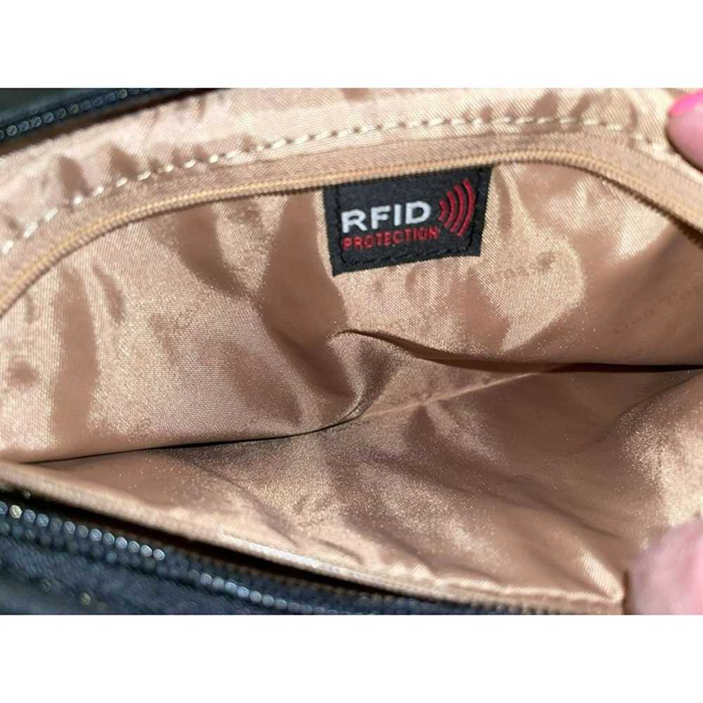 Conceal Carry Shoulder Bag Purse Used Black RFID - image 8