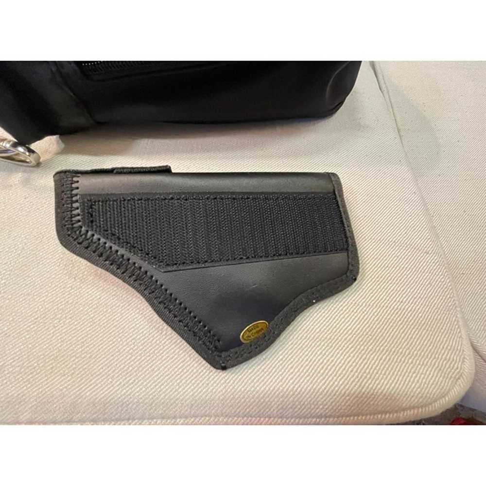 Conceal Carry Shoulder Bag Purse Used Black RFID - image 9