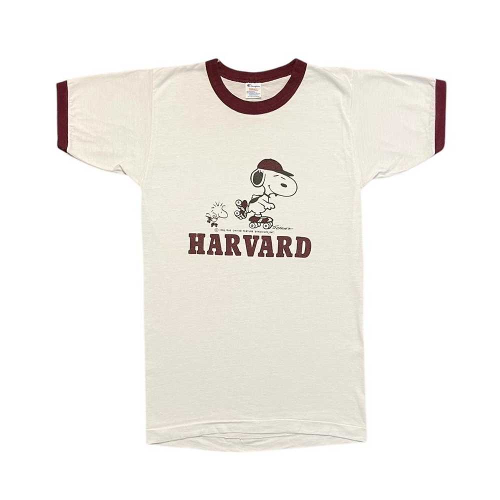 Champion VTG 1970s 1980s Peanuts Snoopy Harvard U… - image 1