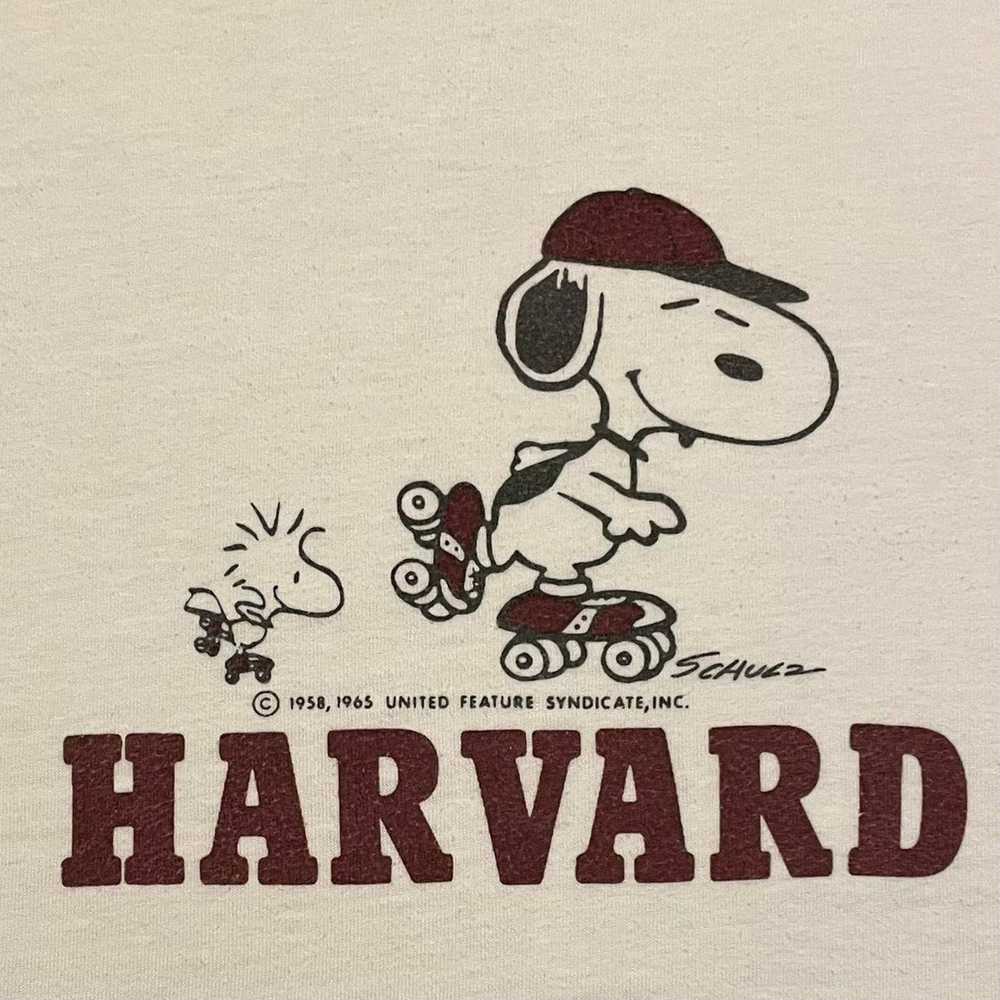 Champion VTG 1970s 1980s Peanuts Snoopy Harvard U… - image 4