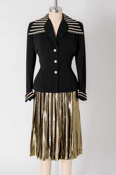 Art Deco 40s Lilli Ann Wool Evening Jacket