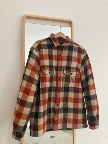 Timberland Wool Check Plaid Shacket (L) | Used,… - image 1