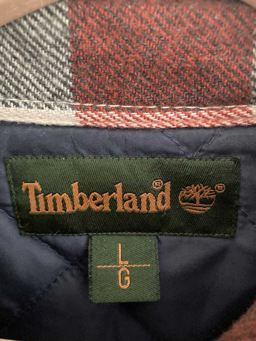 Timberland Wool Check Plaid Shacket (L) | Used,… - image 3