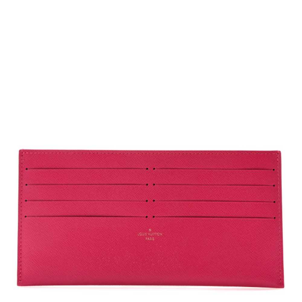 LOUIS VUITTON Calfskin Felicie Card Holder Insert… - image 1