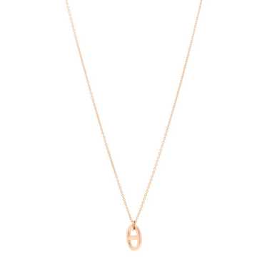 HERMES 18K Rose Gold PM Farandole Pendant Necklace