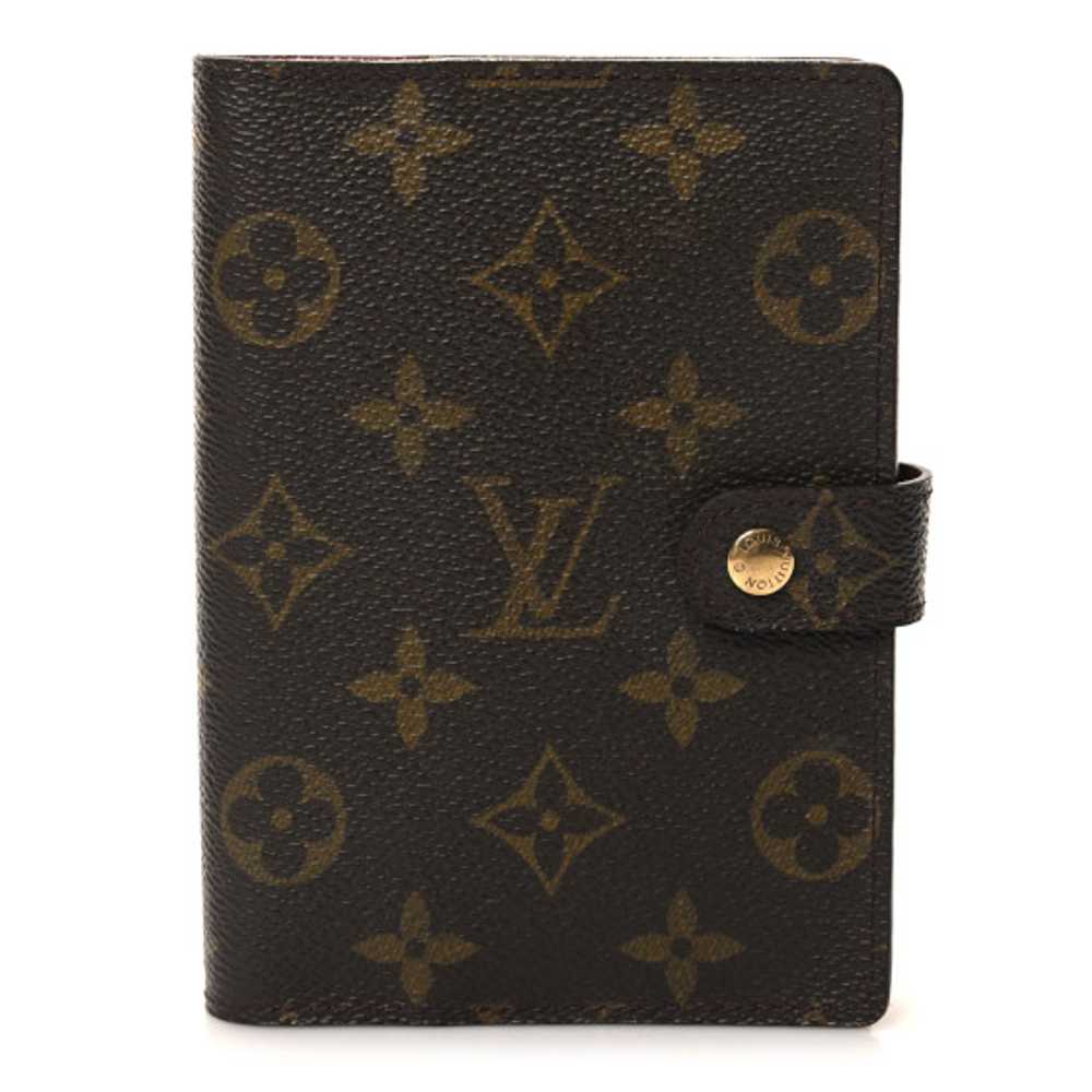 LOUIS VUITTON Monogram Small Ring Agenda - image 1