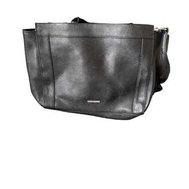 REBECCA MINKOFF Crossbody Leather Tote Bag Black - image 1