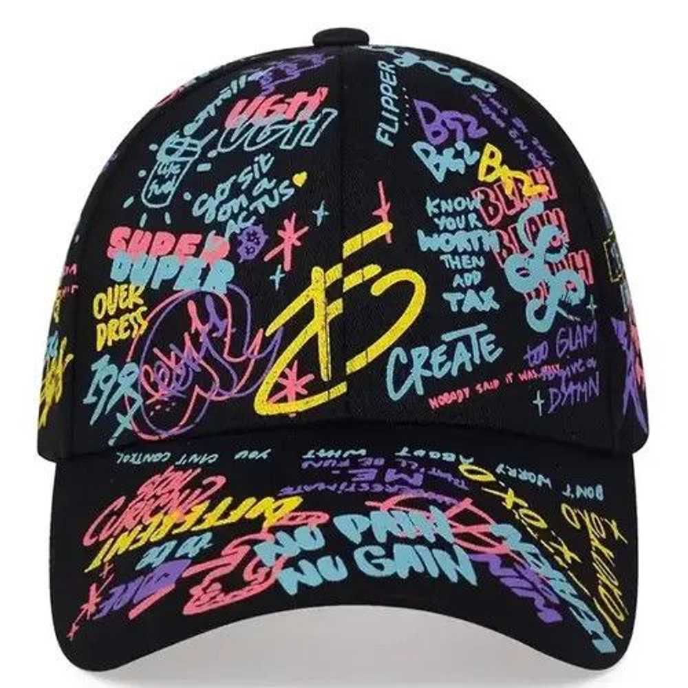 Designer × Other × Streetwear Graffiti Cap - image 4