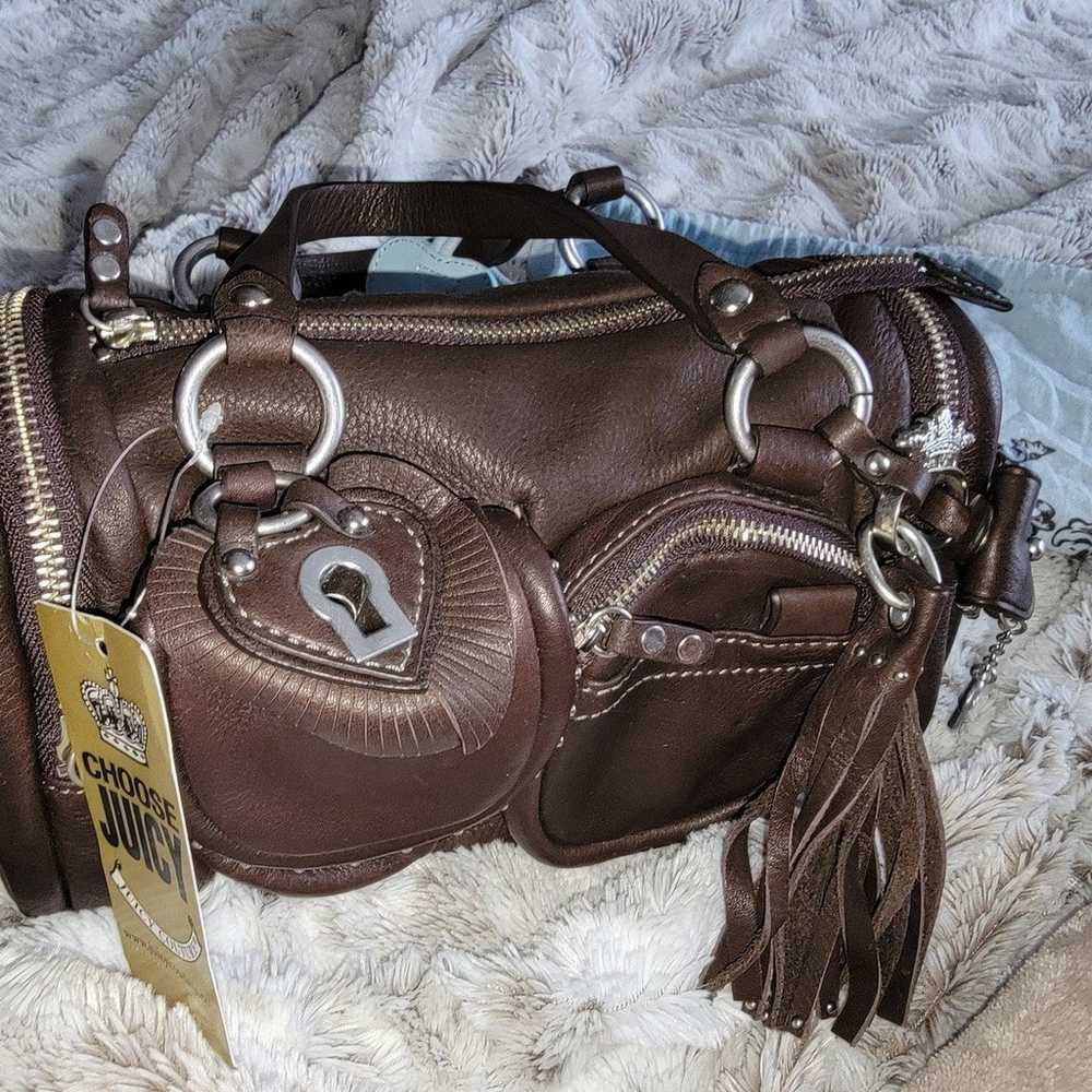 Juicy couture cocoa mini satchel - image 4