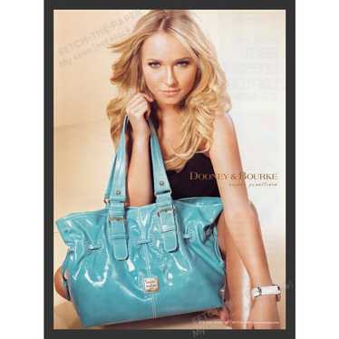 DOONEY & BOURKE Teal Green Chiara Patent Leather … - image 1