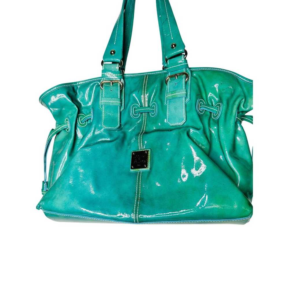 DOONEY & BOURKE Teal Green Chiara Patent Leather … - image 2