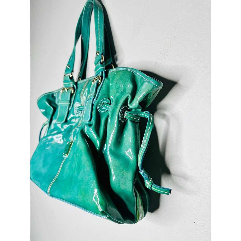 DOONEY & BOURKE Teal Green Chiara Patent Leather … - image 3