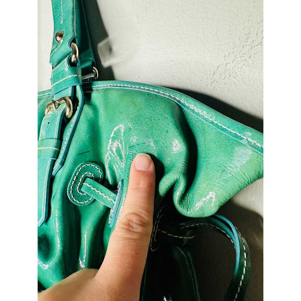 DOONEY & BOURKE Teal Green Chiara Patent Leather … - image 9