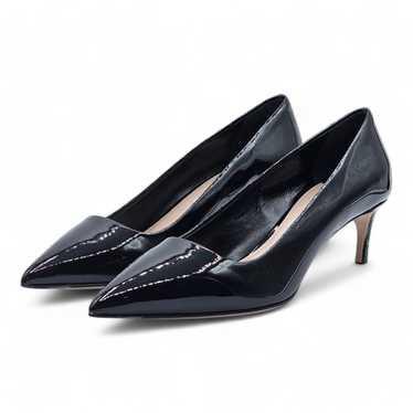 Miu Miu Basic Kitten Heel Pumps - Patent Leather … - image 1