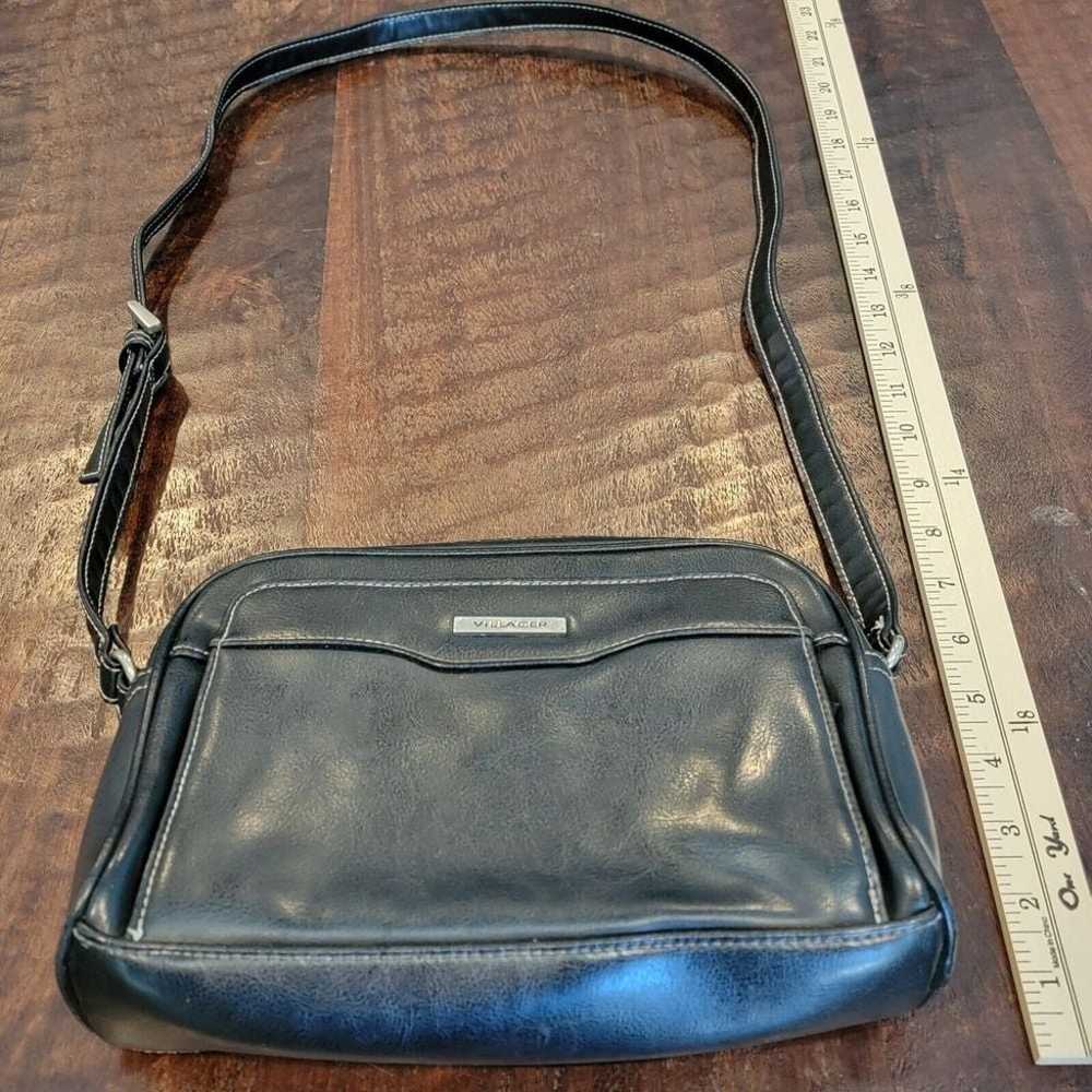 Villager By Liz Claiborne Vintage Faux Leather Cr… - image 9